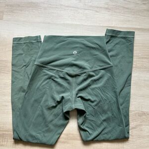 lululemon green align leggings